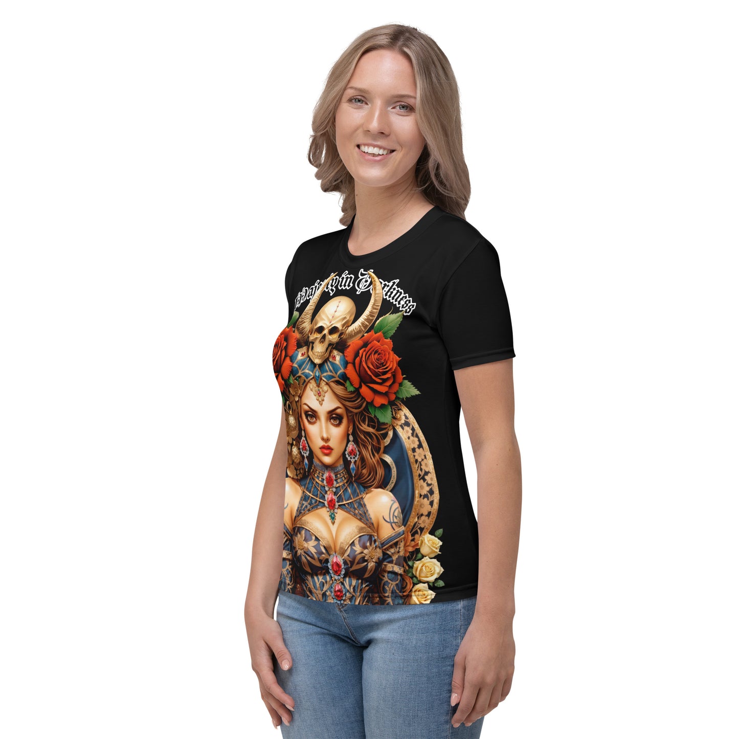 Women's Gothic Floral Empress T-Shirt